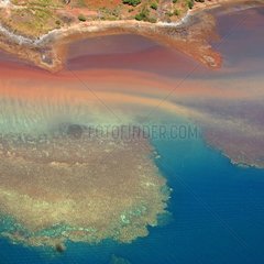 Mayotte Pollution par de la boue Archipel des Comores
