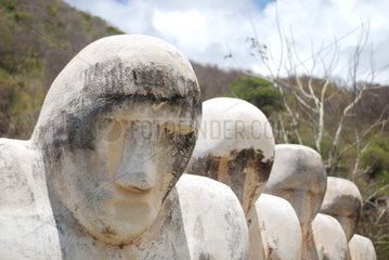 Detail of a monument commemorating slavery Martinique