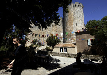 The castle Villerouge Termenes