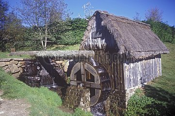 Wassermühle Murat Le Quaire Puy de Dôme Frankreich
