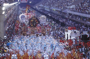 Culture. Samba Schools Parade  Carnival  Rio de Janeiro  Brazil. Costumes  festival  energy  traditional culture.