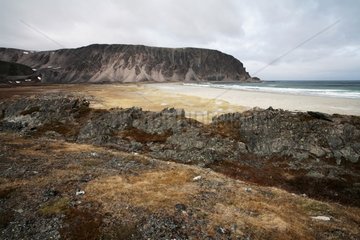 KÃ¼stenlandschaft nordwestliche Halbinsel von Varanger Norwegen