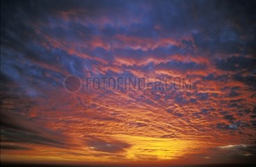 Sunset and clouds. Kalbarri NP Australia