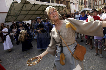 The festival medieval of Mazeres  departement Ariege