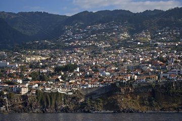 City of Funchal on Madeira island Portugal