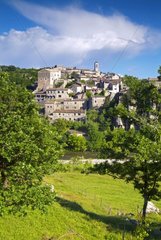 Village of Balazuc Ardèche France