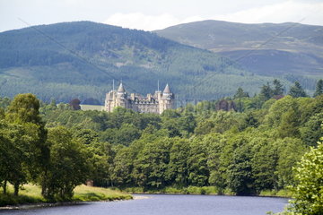 Beautiful Scottish Castle now the famous exclusive Atholl Palace Hotel in Pitlochry Scotland