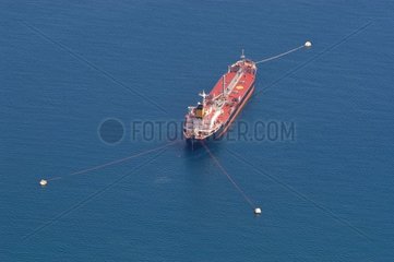 Tanker bei der Analyse Turkey Baie Baie