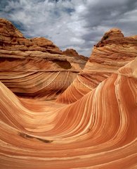 Die Welle in der Wildnis in Paria Canyon Arizona USA