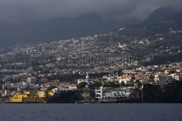 City of Funchal on Madeira island Portugal