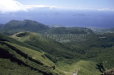 Krater der Soufrière Guadeloupe Masf