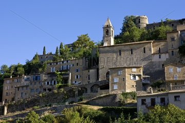 The village of Montbrun-les-Bains in France Drome