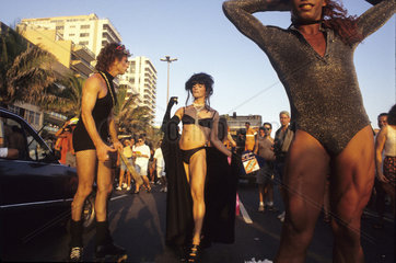Rio de Janeiro  Brazil. Street Carnival / Gays.
