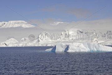 Mountains bordering the Lemaire Channel Antarctic Peninsula