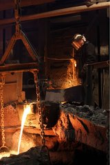 Worker copper Combinat of Balkhash Kazakhstan