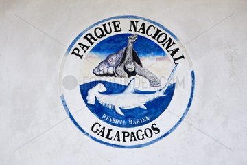 Logo des Marine Reserve des Galapagos -Nationalparks