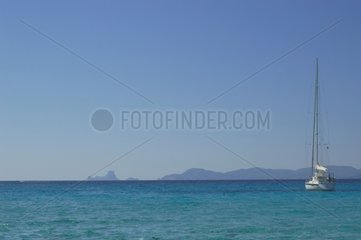 Sailboat in Formentera Balearic Islands