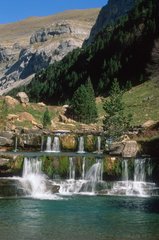 Gradas de Soaso waterfalls Pyrenees Spain