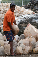 Brazil  in the middle of Rio Grande do mSul state manysemiprecious gems are found and processed for export.