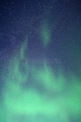 Aurora borealis Faskrudsfjoerdur Iceland