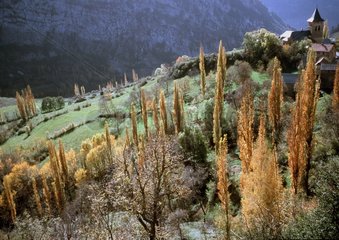 Landscape of the Valley of Chistau Sin Aragon Spain