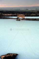 Centre balnéo d'eau sulfureuse près du lac Myvatn Islande