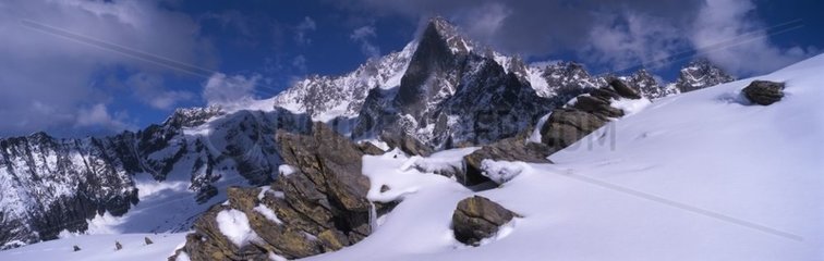 Massiv vom Mount Blanc Haute-Savoie [at]