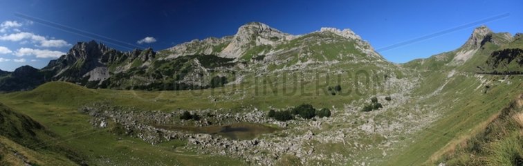 The mountains of Durmitor in Montenegro