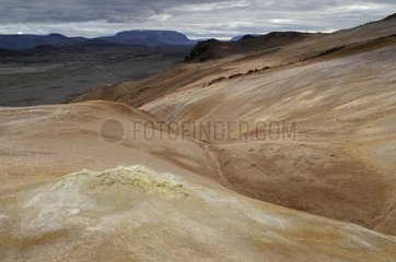 Geothermic site of Namafjall Iceland