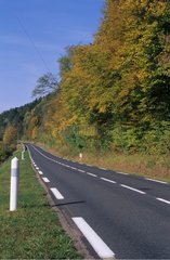 Secondary road Meurthe et Moselle France