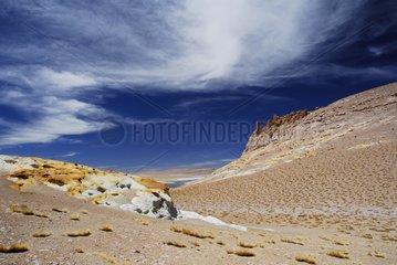 Salar de Tara Los Flamencos national reserve Atacama Chili