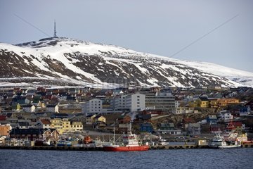 Coastal village of Hammerfest North Norway