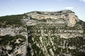 Landscape of gorges de la Nesque France