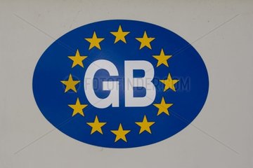 European Commission GB car sticker