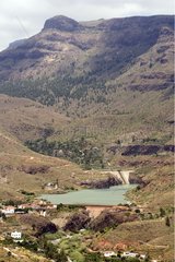Storage reservoir Gran Canaria Canary Islands