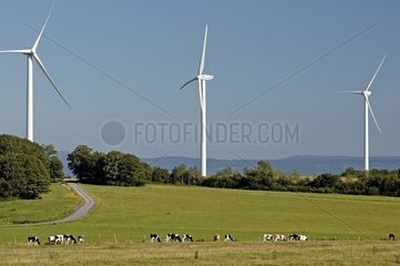 Wind mill of the project Top of the Wings in Lorraine France