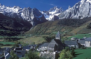 Lescun Village in the Aspe Valley Pyrenees-Atlantiques