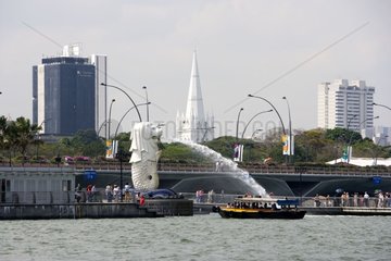 Merlion Statue Singapur