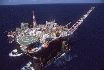 Brazil. Petroleum platform.