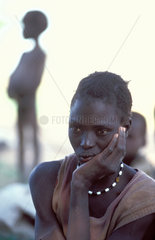 Sudan  Wunrok. Refugees suffering from starvation. Victims of civil war.