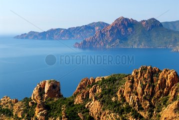 Calanques de Piana Gulf of Porto Corsican France