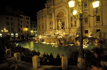 Rome  the Trevi fountain