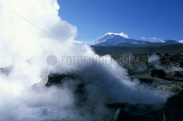 Rauch im Bereich Atacama in Chile