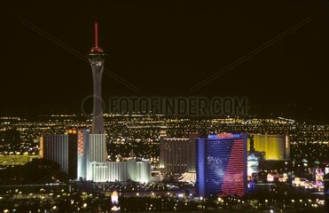 Nachtbeleuchtung in Las Vegas