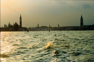 Venedig zum Sonnenuntergang Italien