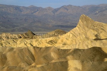 Erosion im Berge Death Valley National Park