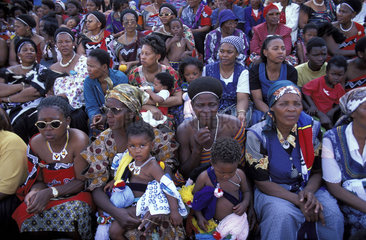 The audience that came to watch the Umhlanga