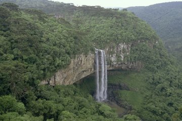 Cascades in the Canela national park Brazil