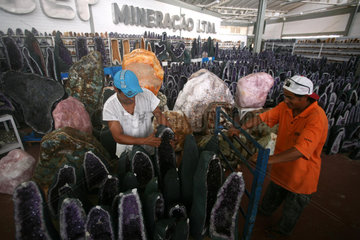 Brazil  in the middle of Rio Grande do mSul state manysemiprecious gems are found and processed for export.