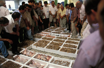 Sanlucar de Barremeda the fish market or lonja of Bonanza